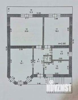 Дом 256м², 3-этажный, участок 7 сот.