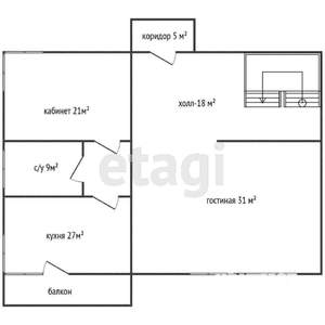 Дом 538м², 3-этажный, участок 9 сот.