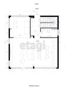 Дом 260м², 2-этажный, участок 5 сот.