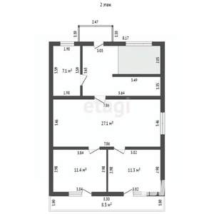Дом 175м², 2-этажный, участок 4 сот.
