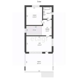 Дом 271м², 3-этажный, участок 3 сот.