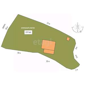 Дом 158м², 2-этажный, участок 16 сот.