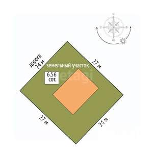 Дом 562м², 3-этажный, участок 2 сот.