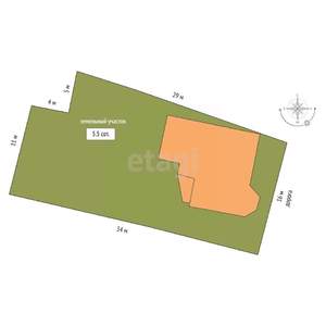 Дом 209м², 2-этажный, участок 6 сот.