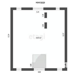 Дом 244м², 2-этажный, участок 7 сот.