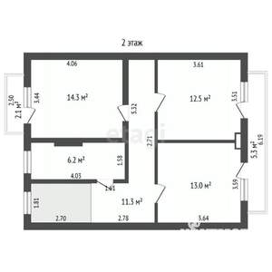 Дом 141м², 2-этажный, участок 5 сот.