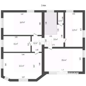 Дом 300м², 3-этажный, участок 8 сот.