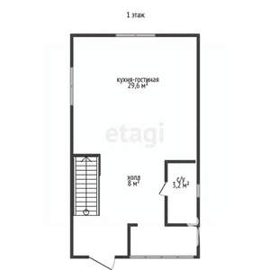 Дом 94м², 2-этажный, участок 2 сот.