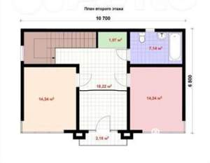 Дом 140м², 2-этажный, участок 4 сот.