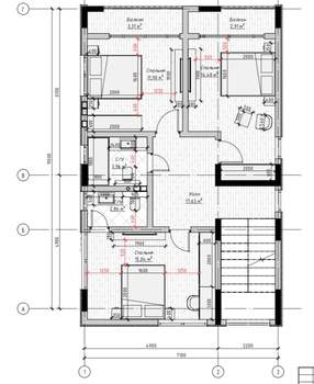Дом 240м², 3-этажный, участок 4 сот.  