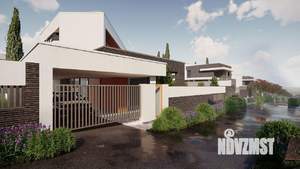 Коттедж 261м&sup2;, 2-этажный, участок 6 сот.  