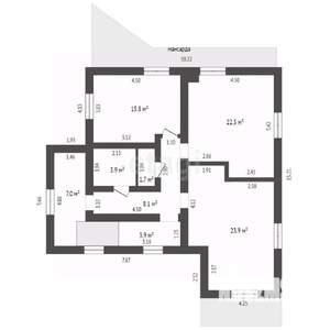 Дом 550м&sup2;, 3-этажный, участок 5 сот.  