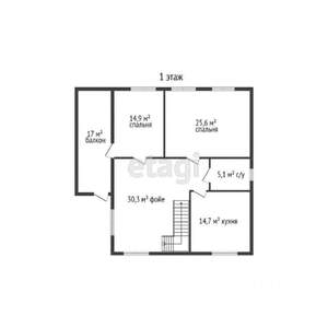 Дом 320м&sup2;, 3-этажный, участок 5 сот.  