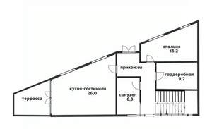 Дом 267м&sup2;, 3-этажный, участок 4 сот.  