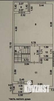 Таунхаус 135м², 3-этажный, участок 1 сот.  