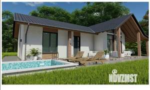 Дом 90м&sup2;, 1-этажный, участок 4 сот.  