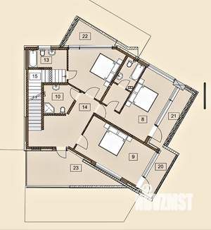 Коттедж 210м², 2-этажный, участок 5 сот.  