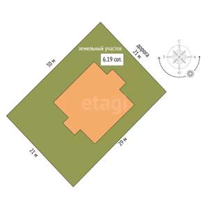 Дом 298м&sup2;, 2-этажный, участок 6 сот.  