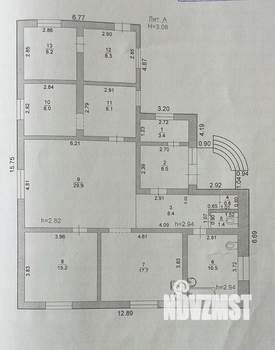 Дом 126м², 1-этажный, участок 7 сот.  