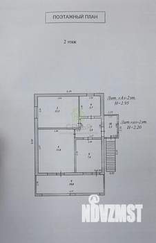 Дом 81м&sup2;, 2-этажный, участок 6 сот.  