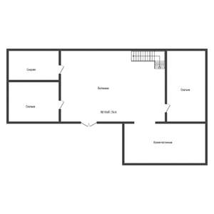 Дом 807м&sup2;, 3-этажный, участок 6 сот.  