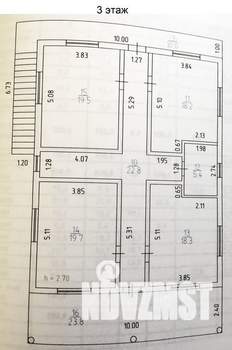 Коттедж 347м², 3-этажный, участок 8 сот.  