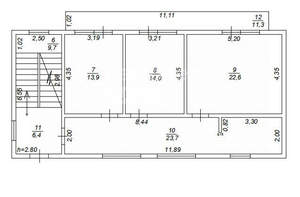 Дом 393м², 3-этажный, участок 7 сот.  