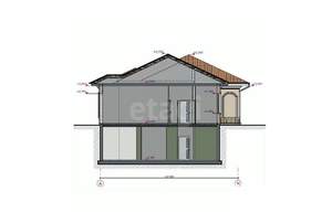 Дом 172м², 2-этажный, участок 6 сот.  