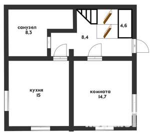 Дом 150м², 2-этажный, участок 5 сот.  
