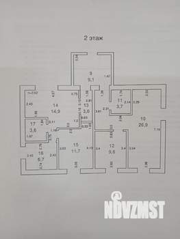 Дом 180м², 2-этажный, участок 4 сот.  