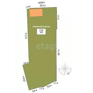 Дом 350м², 2-этажный, участок 14 сот.  