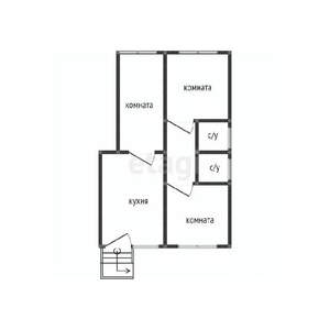 Дом 67м², 1-этажный, участок 3 сот.  