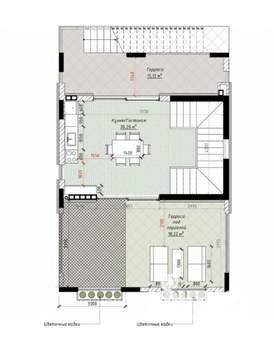 Дом 355м&sup2;, 3-этажный, участок 5 сот.  