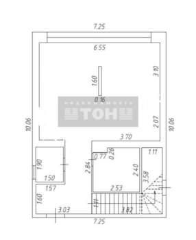 Дом 221м², 3-этажный, участок 6 сот.  