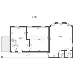 Дом 296м&sup2;, 3-этажный, участок 4 сот.  