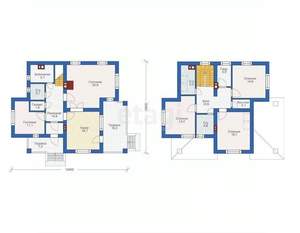 Дом 179м&sup2;, 2-этажный, участок 5 сот.  