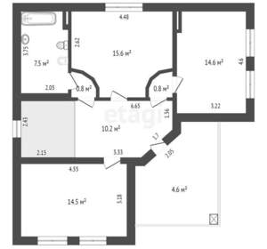 Дом 230м², 2-этажный, участок 2 сот.  