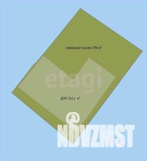 Дом 263м&sup2;, 3-этажный, участок 4 сот.  