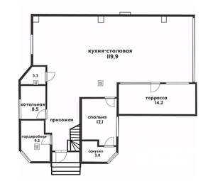 Дом 400м&sup2;, 2-этажный, участок 12 сот.  