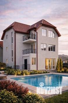 Дом 210м&sup2;, 3-этажный, участок 3 сот.  