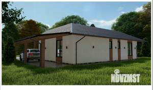 Дом 90м&sup2;, 1-этажный, участок 4 сот.  