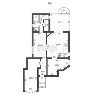 Дом 173м&sup2;, 2-этажный, участок 12 сот.  