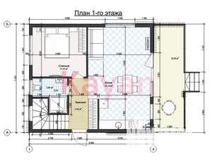 Дом 120м², 2-этажный, участок 4 сот.  