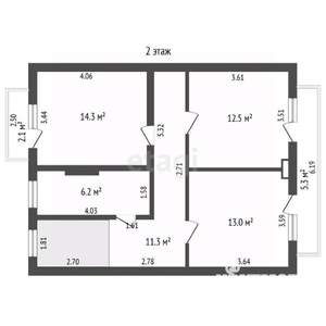 Дом 141м&sup2;, 2-этажный, участок 5 сот.  