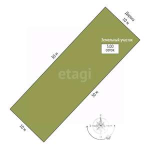 Дом 280м&sup2;, 2-этажный, участок 3 сот.  