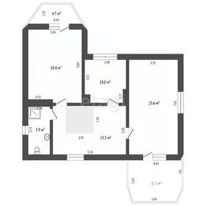 Дом 143м&sup2;, 2-этажный, участок 6 сот.  