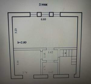 Дом 80м&sup2;, 2-этажный, участок 4 сот.  