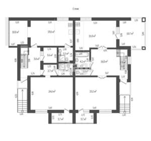 Дом 554м², 4-этажный, участок 9 сот.  