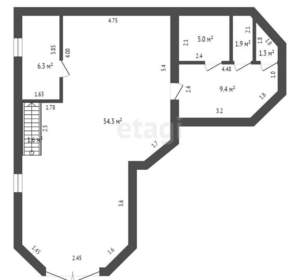Дом 230м², 2-этажный, участок 2 сот.  