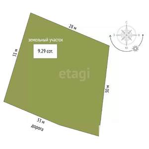 Дом 86м&sup2;, 1-этажный, участок 9 сот.  